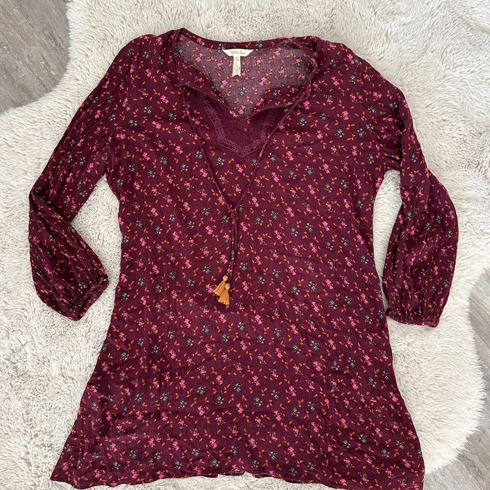Matilda Jane Boho Local Luxuries Dress Tunic Sz L